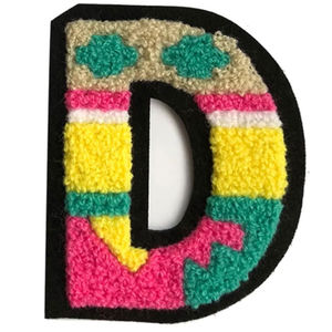 Parches de Chenilla con Logotipo Bordado para Ropa, Logotipo Personalizado para Chaquetas y Ropa Casual, Parches de Chenilla Personalizados al por Mayor - Product Image 1