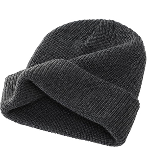 Custom <b>White</b> Rib Knit Beanie Hat Women Men Winter Cuffed <b>Cap</b> Soft Stretch Warm Plain Skull <b>Cap</b> OEM Wholesale - Product Image 5
