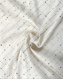 Men's <b>White</b> Polyester/Cotton for Shirt Dot Design Breathable Short Sleeve Lightweight Sturdy for Everyday Use Office Dining - Product Image 5