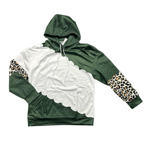 High Demand Winter Anti-Wrinkle Quick Dry High Quality Custom <b>Print</b> New Fashion <b>Cow</b> <b>Print</b> Color Block Sublimation <b>Hoodie</b> - Product Image 4