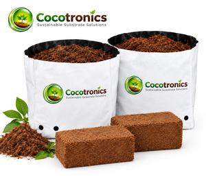 Sacs de culture en fibre de coco Open Top Cocotronics, haute rétention d'eau, biodégradables, écologiques, pour la culture des plantes - Product Image 2