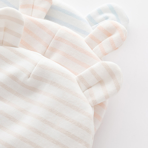 Chapeau d'hôpital pour nouveau-né, bonnet avec patch ours mignon, bonnet pour bébé, 100% coton, automne-hiver - Product Image 5