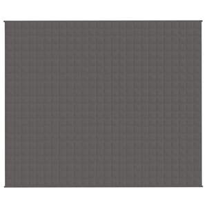 Couverture lestée en microfibre de polyester brossé 100% gris - Product Image 3