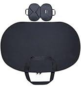 Estuche Premium para Collar Masónico Shriner, Negro (Bordado a Mano) con Emblema – Diseño Mejorado, Bolsa de Transporte para Masón - Product Image 4