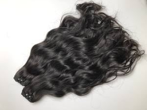 Paquete de cabello ondulado vietnamita crudo de cabello humano de Vietnam de trama ondulada Natural de doble dibujado de alta calidad CALIENTE - Product Image 4