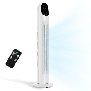 Ventilatore a Torre Standard USA TF 36BR 34 Pollici 110V 50W Senza Serbatoio d'Acqua con Telecomando e Display Digitale in Plastica Nera - Product Image 5