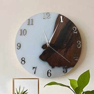 Sustainable Wood Wall <b>Clock</b> Handmade Eco Friendly Decorative Timepiece for Modern Home Decoration and Gifting - Product Image 5