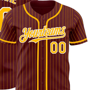 Maillots de baseball professionnels personnalisés, taille plus, unisexe, tissu respirant haute performance, impression courte, production rapide - Product Image 5