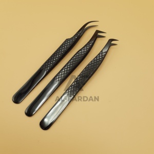 แหนบต่อขนตา Volume Lash สีดำพลาสม่า 65 90 องศา ปลายเรียวเล็ก ผลิตจากเหล็กกล้าไร้สนิมญี่ปุ่น รับทำโลโก้ตามสั่ง - Product Image 2