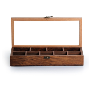 <b>Wooden</b> Spice <b>Box</b> with Spoon 9 Compartment Beech Wood Masala Storage Container Kitchen Spice Organizer Handmade Condiment <b>Box</b> - Product Image 4