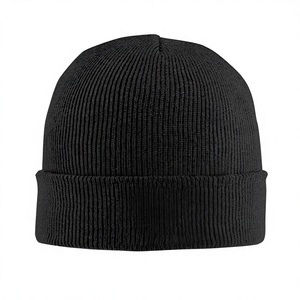 Gorros de Punto Personalizados Unisex, Largos, de Poliéster y Algodón, con Puño, Lisos, para la Playa o Viajes - Product Image 4