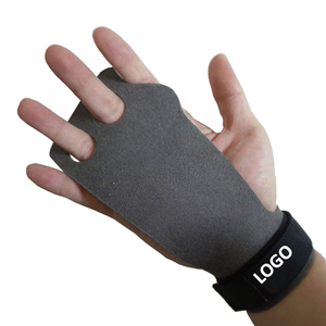 Agarre con 2 orificios y cierre ajustable de gancho y bucle para levantamiento de pesas y entrenamiento de fuerza. Agarre de gimnasia de 2 orificios, soporte unisex. - Product Image 6