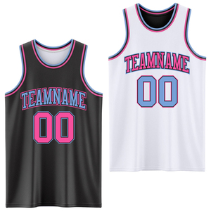 Ensemble d'uniformes de basketball réversibles par sublimation, personnalisables avec le nom de l'équipe, en polyester respirant, maillot et short de basketball légers pour adultes - Product Image 1