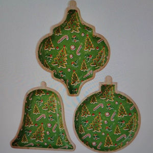 Plateau de service en bois Art Déco sur mesure, fait main, multifonctionnel, pour mariage, vente en gros - Product Image 1