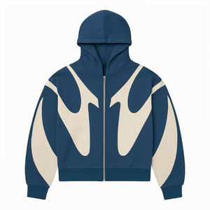 Wholesale french terry hoodie oversized hoodie custom hoodie OEM Manufacturing for US Retailers - Product Image 3