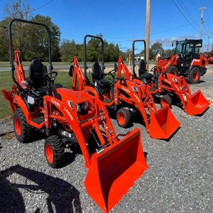 รถแทรกเตอร์ Kubota BX-23S มือสองขายดี พร้อมเครื่องตัดหญ้า รถขุดหลัง และรถตักหน้า สำหรับขาย - Product Image 1