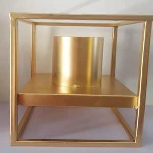 Conjunto de jarrón de Metal dorado moderno, con estilo, encantador, superventas, macetas grandes, decoración de jardín para el hogar, diseño de Navidad, uso en el suelo al aire libre - Product Image 1