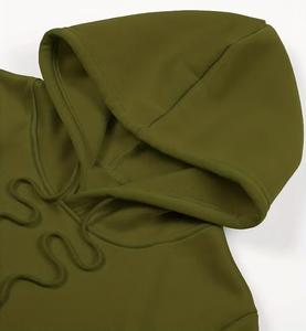 Customizable Logo Hoodies Sweatshirts Men Women Stylish Cool Comfortable Oversized Fleece Eco-Friendly Long Sleeves Pullover - Product Image 4