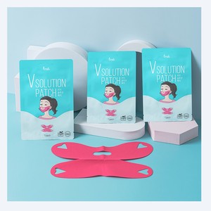 แผ่นแปะลดริ้วรอยสำหรับใบหน้า Prreti Korean V-Line Solution Patch ผลิตในเกาหลี 1 แผ่น ผ้าฝ้ายสีขาว สำหรับทุกสภาพผิว - Product Image 6