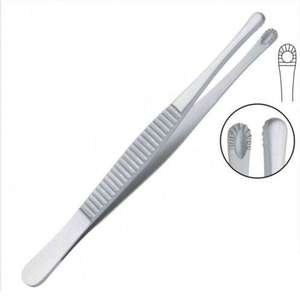 Pinzas Rusas Manuales de Acero Inoxidable de 20 cm para Tejidos, Instrumentos Quirúrgicos Veterinarios para Disección y Agarre, Certificación CE por Dentavex - Product Image 5