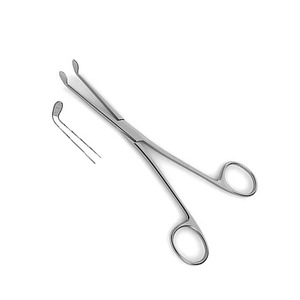 ที่หนีบผ้าผ่าตัดแบบ Backhaus ขนาด 13 ซม. ทำจากสแตนเลสสตีล สำหรับการผูกผ้าคลุมอย่างแน่นหนา พร้อมข้อต่อบอลแอนด์ซ็อกเก็ต - Product Image 3
