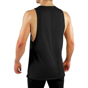 OEM Custom 100% Cotton Lightweight Training <b>Vest</b> for Men Knitted Plus Size Bodybuilding Muscle Fitness <b>Stringer</b> Men's Tank Tops - Product Image 6