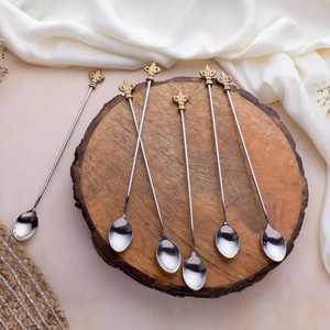 Piques à olives de luxe réutilisables en acier inoxydable, robustes, résistantes au four, compatibles lave-vaisselle, sans danger pour les aliments, élégantes, pour bar, fête, cuisine, chef - Product Image 4