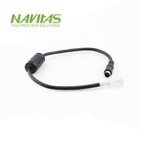 OEM Maßgefertigtes RJ45 8P8C zu Mini DIN 8-Pin Stecker Cat5e UTP Kabelkonfektion Kabelbaum RoHS-konform