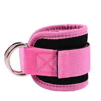Nueva Correa de Tobillo con Doble Anillo en D, Moderna y de Alta Calidad, Fabricada en Neopreno Ligero, con Correa Personalizable con Logotipo para Hombre y Mujer