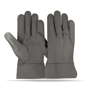 Guantes de Soldadura TIG de Cuero de Cabra de Alta Calidad, con Puño de Seguridad, Certificación CE, Antivibración, Resistentes al Calor y a las Chispas, 11 oz - Product Image 3