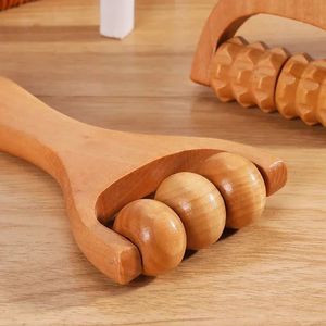 Rodillo de Masaje Corporal de Madera Ecológico, Herramienta Manual para la Recuperación Muscular, Alivio del Dolor de Espalda, Piernas, Brazos, Cuello y Hombros - Product Image 2