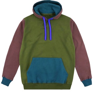 Wholesale Fleece Sweater Fashion Casual Custom Hoodie Pure Cotton Men Pure 100% Cotton Blank Hoodie - Product Image 2