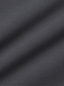 Camisa Oxford de Algodón de Manga Corta para Hombre, Color Gris Oscuro, Estilo Casual, Transpirable, Corte Regular, Diseño con Cierre, Tejido de Punto - Product Image 3