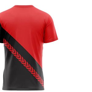 Conjunto de Jersey de Hockey Rojo y Negro, Cuello en V, Manga Corta, con Pantalones Cortos a Juego, Uniforme Deportivo, Ropa para Partidos Atléticos - Product Image 4