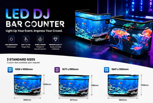หน้าจอ LED บาร์เคาน์เตอร์แบบกำหนดเอง จอวิดีโอติดผนังบาร์เชิงพาณิชย์ P2-P2.5-P1.86-P1.53 สำหรับในร่ม ห้างสรรพสินค้า กราฟิกแอนิเมชั่น - Product Image 4