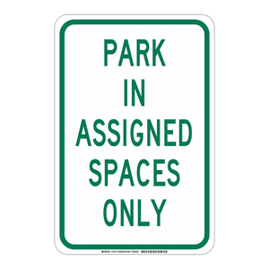 Señalización de Espacio Asignado Brady Park para Áreas de Estacionamiento Interiores y Exteriores - Product Image 3