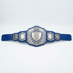 Ceinture de champion en plaque métallique, personnalisée pour la lutte, la boxe, les sports, les trophées, les récompenses, les compétitions, avec sangle en cuir et design personnalisé - Product Image 4