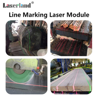 Module laser rouge pour alignement de machines à bois, scieries et plieuses, focalisable