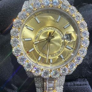 High Quality Fully Customized Iced Out Diamond Lab Grown <b>Watch</b> for <b>Men</b> Hip Hop Diamond Jewelry <b>Watch</b> Gift - Product Image 1