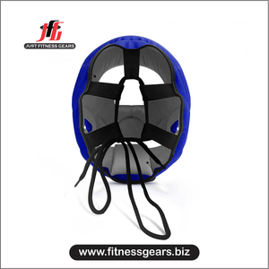 อุปกรณ์ฟิตเนส JUST FITNESS GEARS ชุดป้องกันศีรษะสำหรับชกมวยหนัง PU ออกแบบพิเศษสำหรับมืออาชีพ - น้ำหนักเบา ระบายอากาศได้ดี ปิดด้วยแถบตีนตุ๊กแก ปรับแต่งได้ - Product Image 2