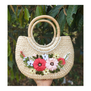Bolso Bandolera Bohemio de Jacinto de Agua, Diseño Vintage, con Cierre, Ecológico, Portátil, Mini Bolso de Verano para Mujer, 500ml - Product Image 5