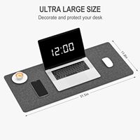 Alas Tikar Felt Desain Minimalis Harga Pabrik dengan Alas Mouse Anti Selip untuk Meja Komputer Kantor sebagai Pelindung Keyboard