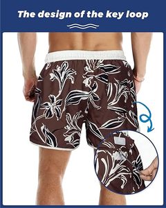 Pantalones Cortos Deportivos Sublimados Transpirables Personalizados para Hombre, 5 Pulgadas de Entrepierna, Secado Rápido, Ropa Deportiva de Alto Rendimiento para el Mercado Estadounidense 2026 - Product Image 2