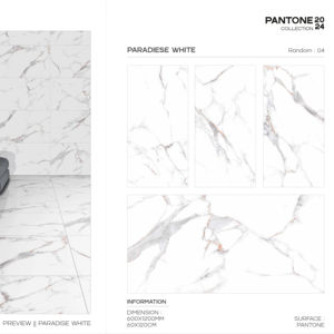 Elegantes azulejos de porcelana Pantone de gran tamaño 600x1200mm, azulejos premium para sala de estar, baño, cocina y oficina. - Product Image 1