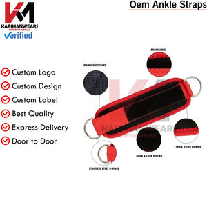Correas de Tobillo Personalizadas con Acolchado Ergonómico para Protección del Tobillo Durante Ejercicios con Cables, Venta al Por Mayor, Alta Calidad, Fitness - Product Image 5