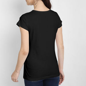 Camiseta de Verano de Manga Corta Personalizada al por Mayor, Ajustada, Estilo Y2K, Básica y Moderna para Mujer - Product Image 3