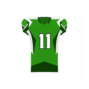American Football Jersey Set Men's V-Neck Short Sleeve T-Strap Elastic Waist Sublimated Print Moisture Wicking Mesh Polyester - Product Image 5