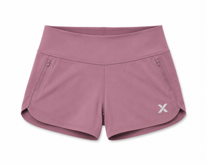 Shorts de course et de sport pour femmes X Sports City, vêtements de sport respirants en maille avec cordon de serrage à la taille, coupe régulière, OEM polyester/spandex - Product Image 1