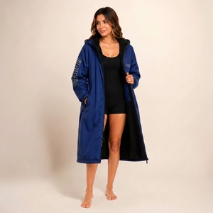 Waterproof Changing Jacket Oversized Fleece Outdoor Apparel Beach Robe Quick Dry Changing <b>Coat</b> - Product Image 1