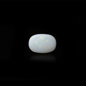 Natural Larimar Amber Opal Loose Gemstone 7.5 Carat Pear Oval Shape for Fine Jewelry - Product Image 1